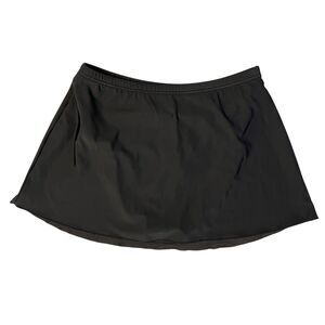 Miracle Suit Swim Skirt Women’s Size Small 26” Waist Black Inner Brief Stretch